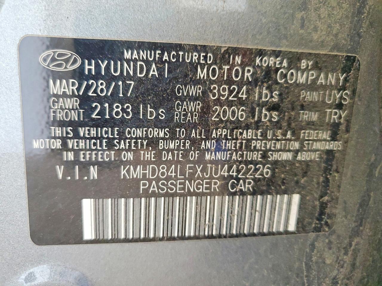 Hyundai ELANTRA Sel