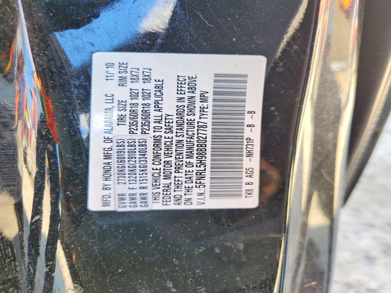 Honda Odyssey Touring