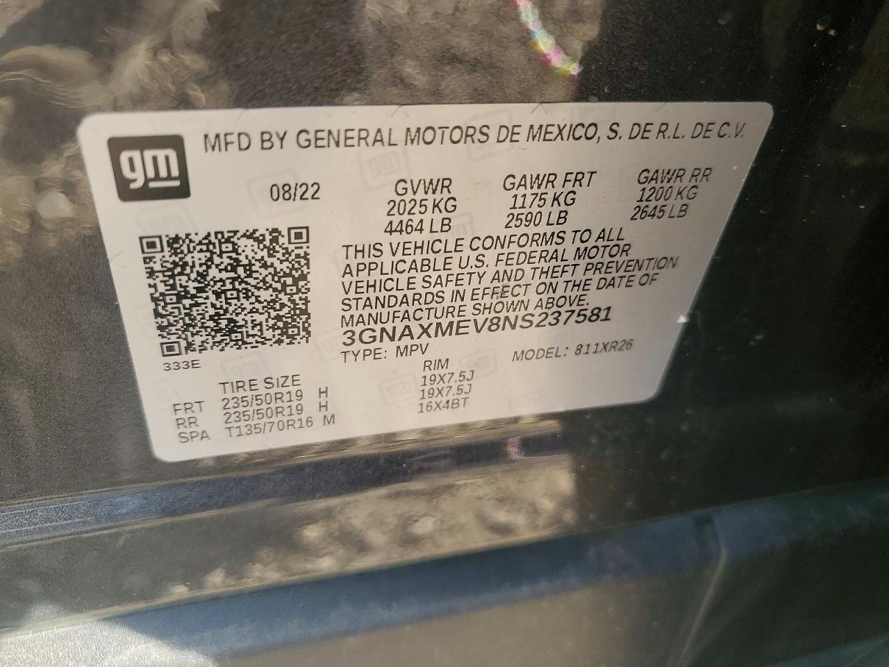 Chevrolet Equinox Rs