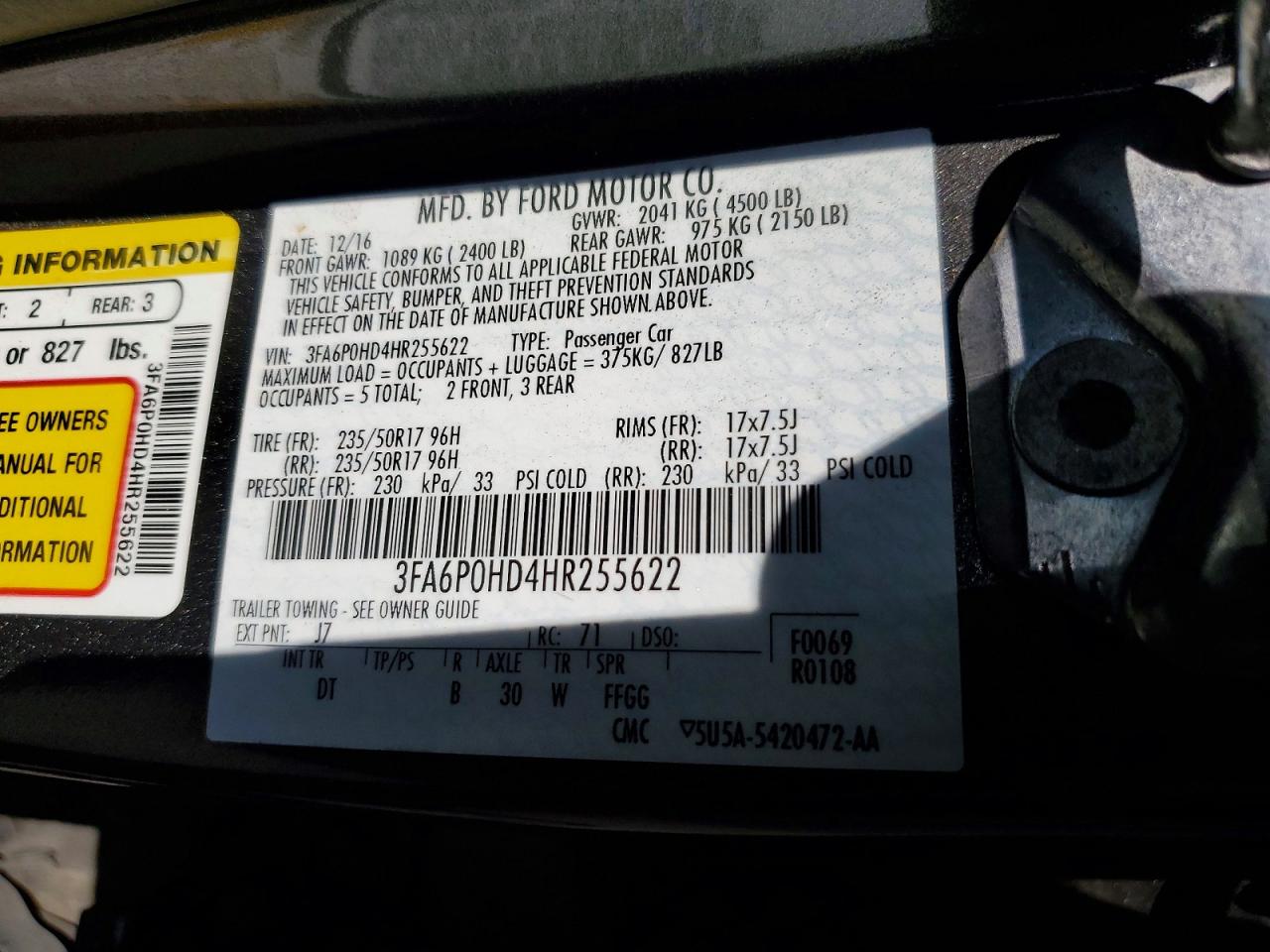 Ford Fusion Se