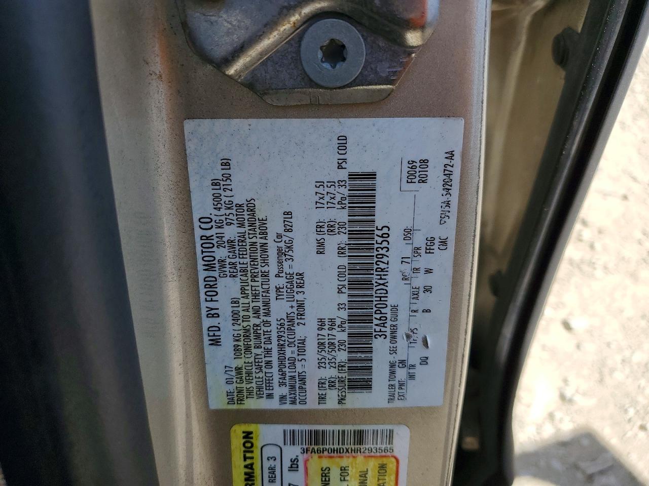 Ford Fusion Se