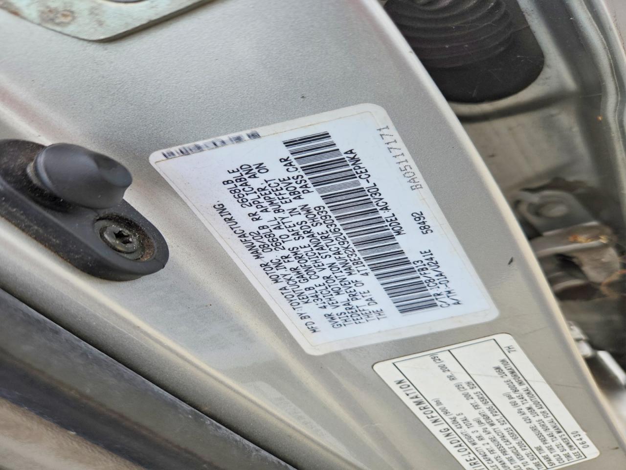 Toyota Camry Le