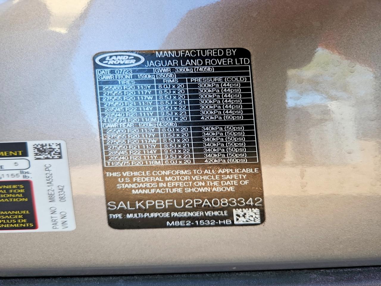 Land Rover Range Rover Se