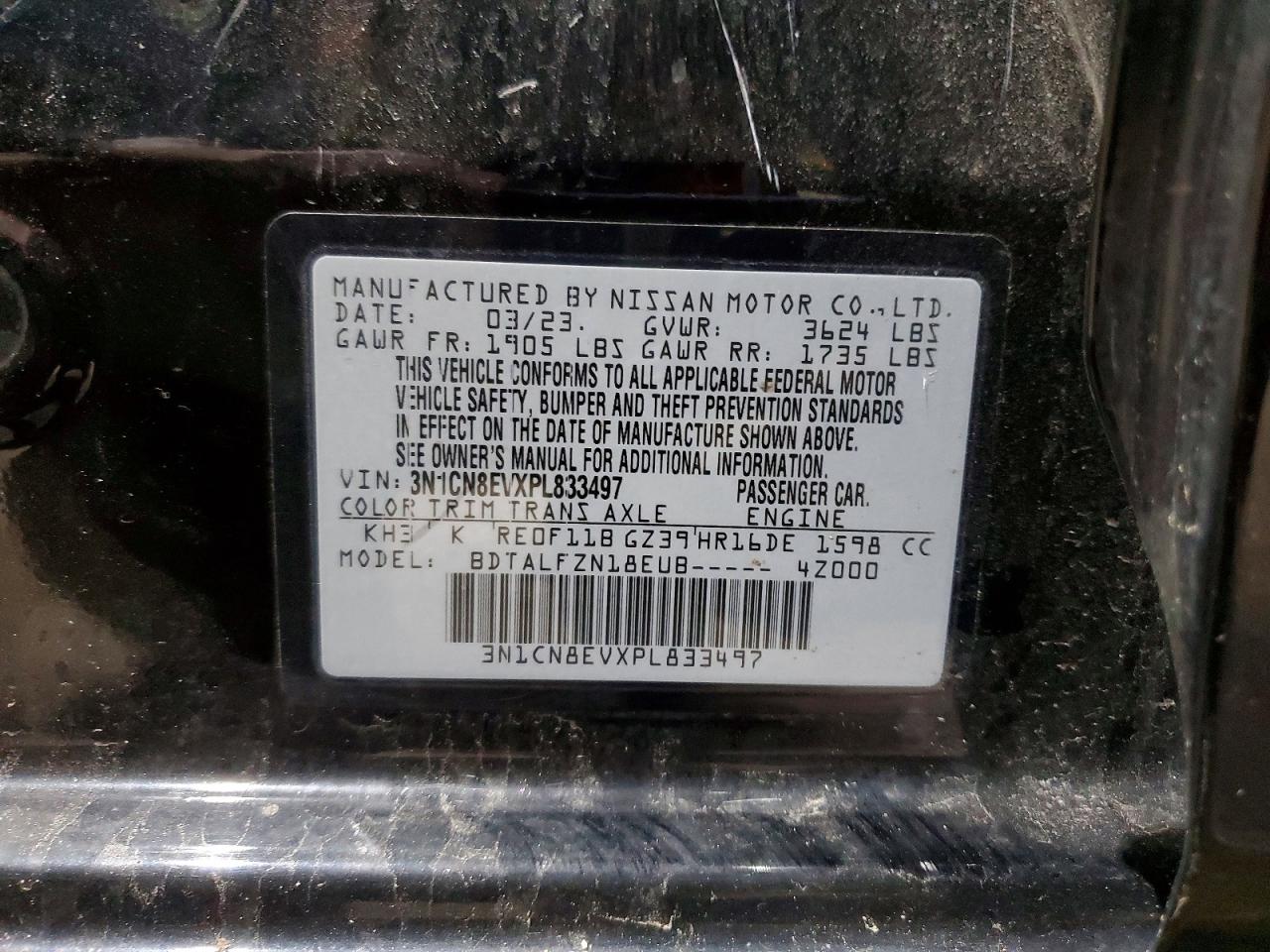 Nissan Versa Sv
