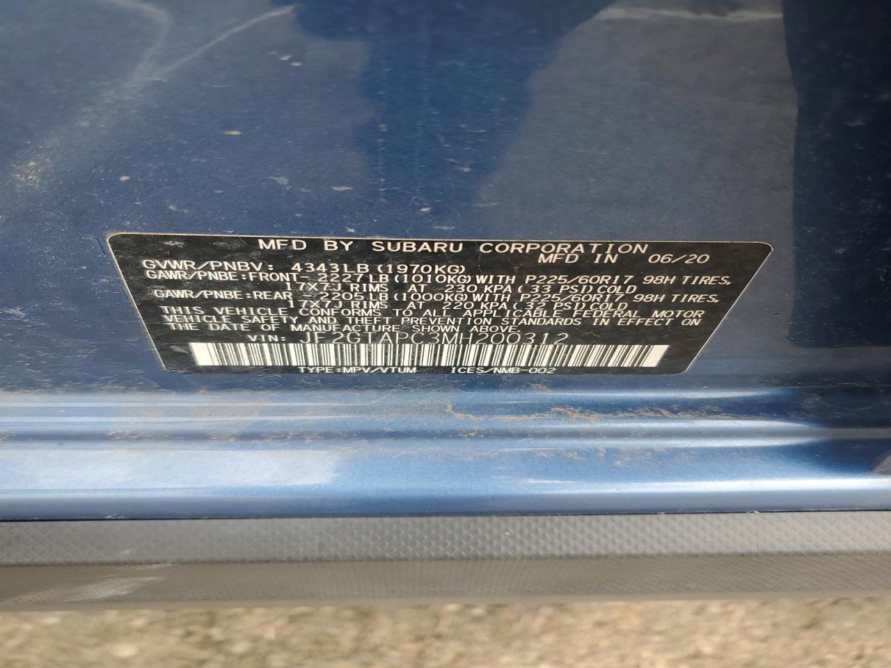 Subaru Crosstrek Premium