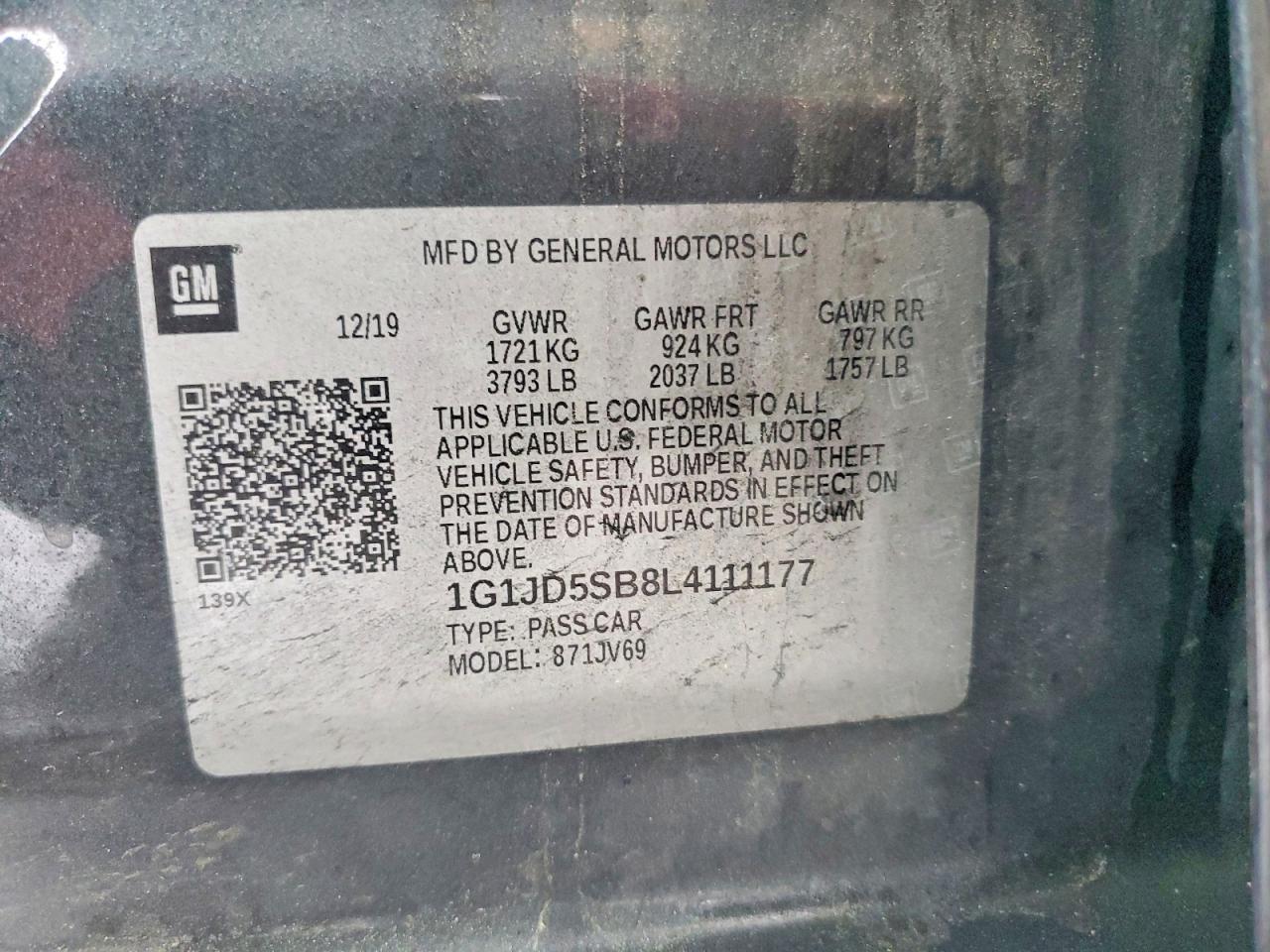 Chevrolet Sonic Lt