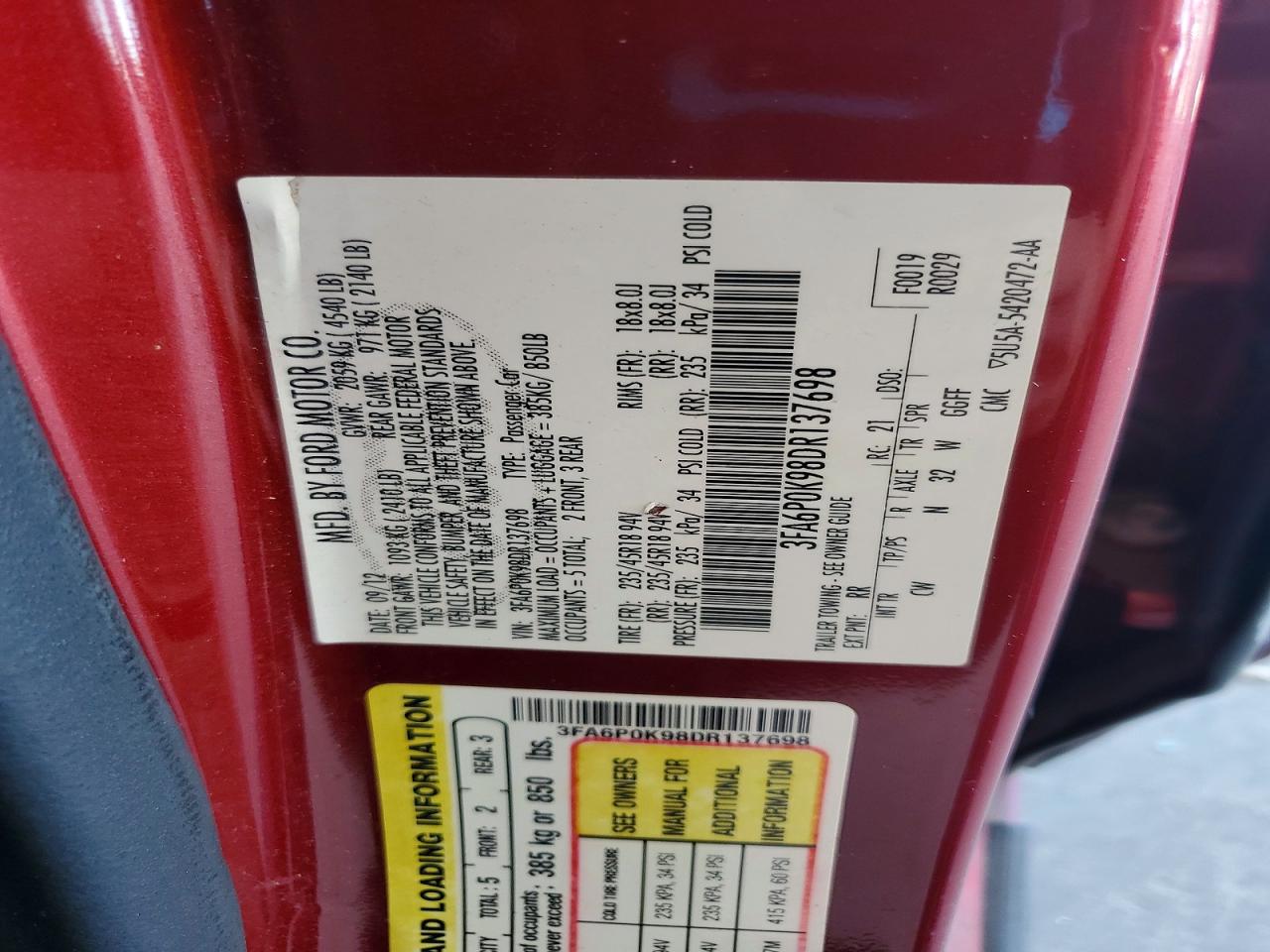 Ford Fusion Titanium