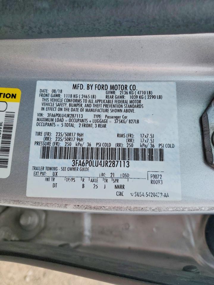Ford Fusion Se Hybrid