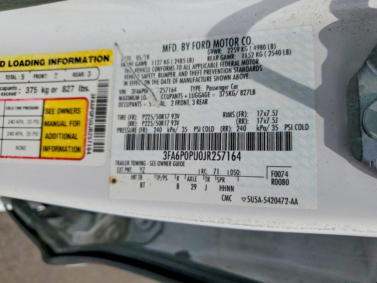Ford Fusion Se Phev