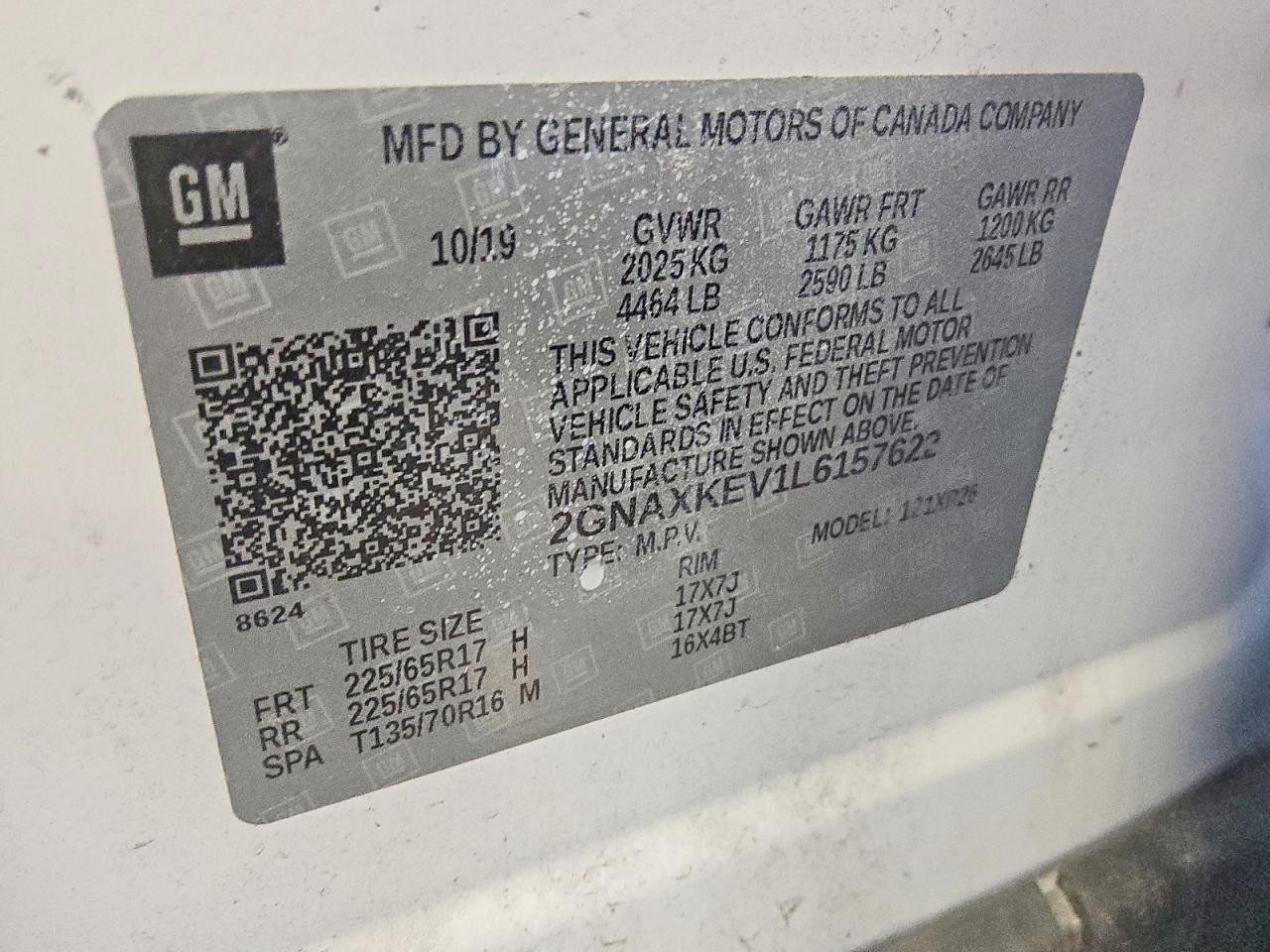 Chevrolet Equinox Lt