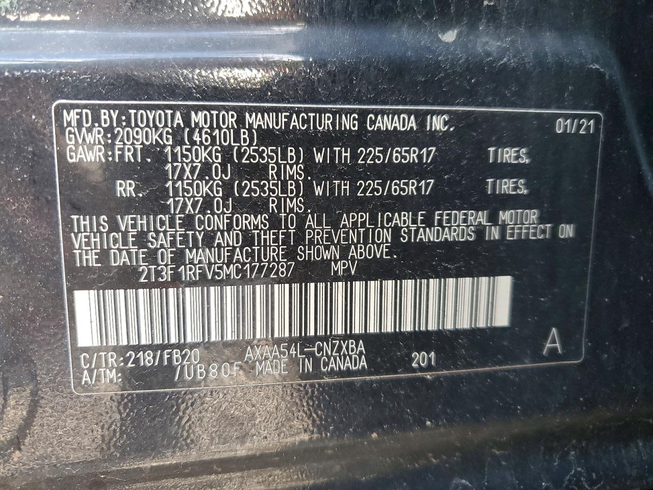 Toyota RAV4 Le