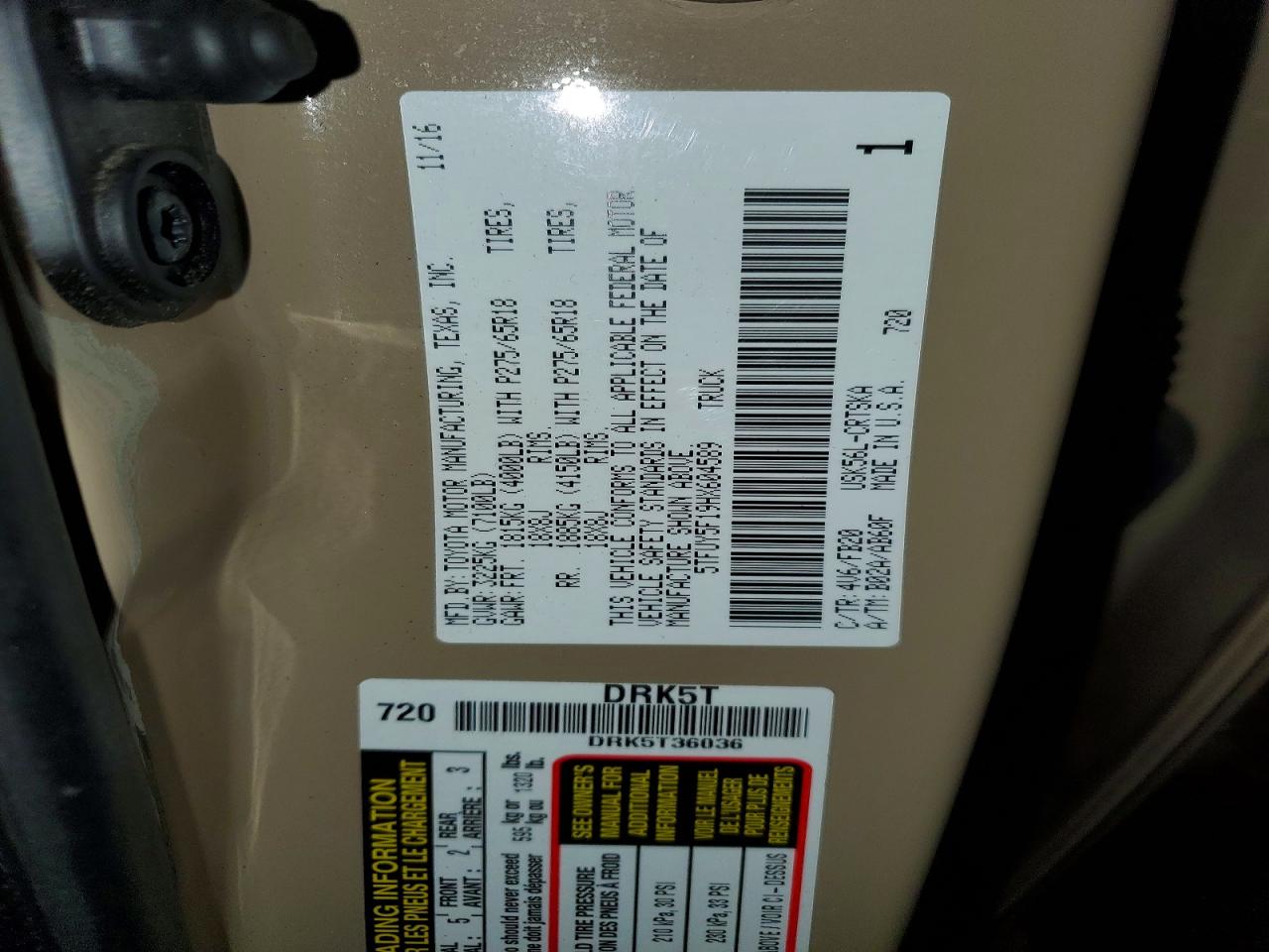 Toyota Tundra Double Cab Sr