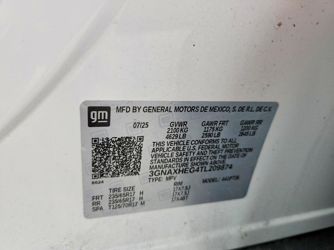 Chevrolet Equinox Lt