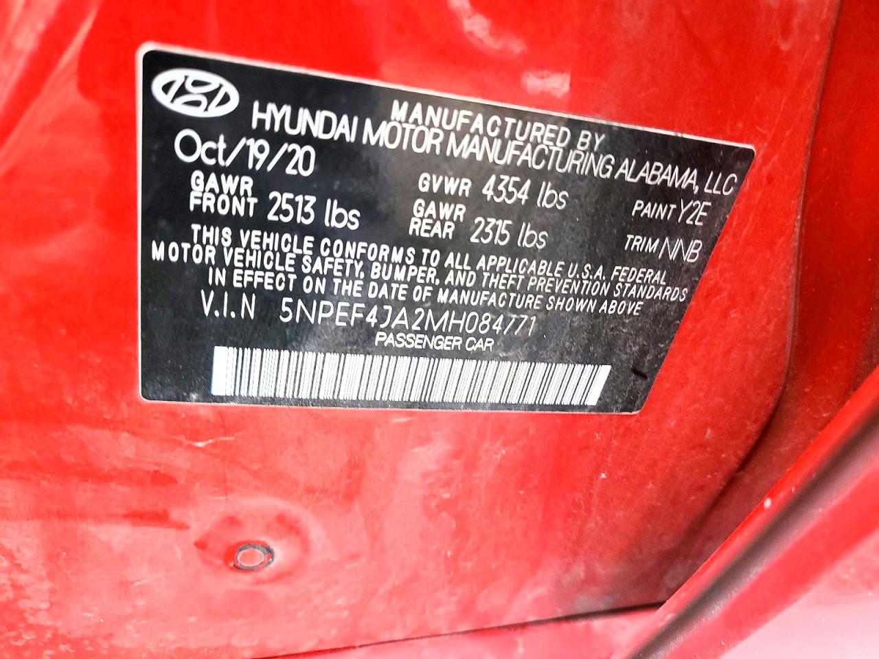 Hyundai SONATA Sel