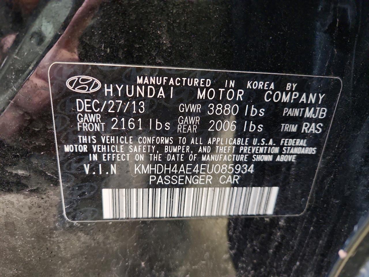 Hyundai ELANTRA Se
