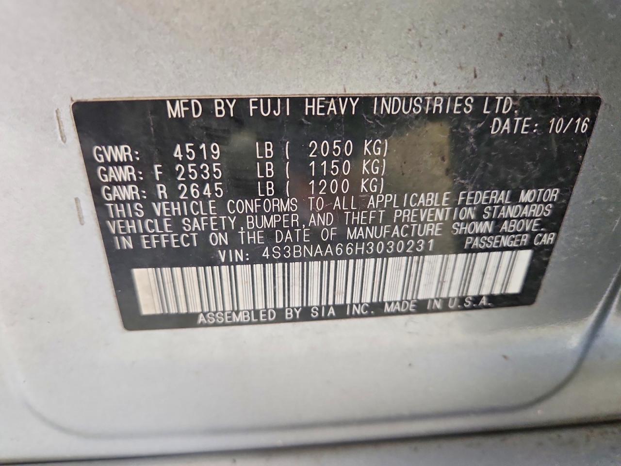 Subaru Legacy 2.5i