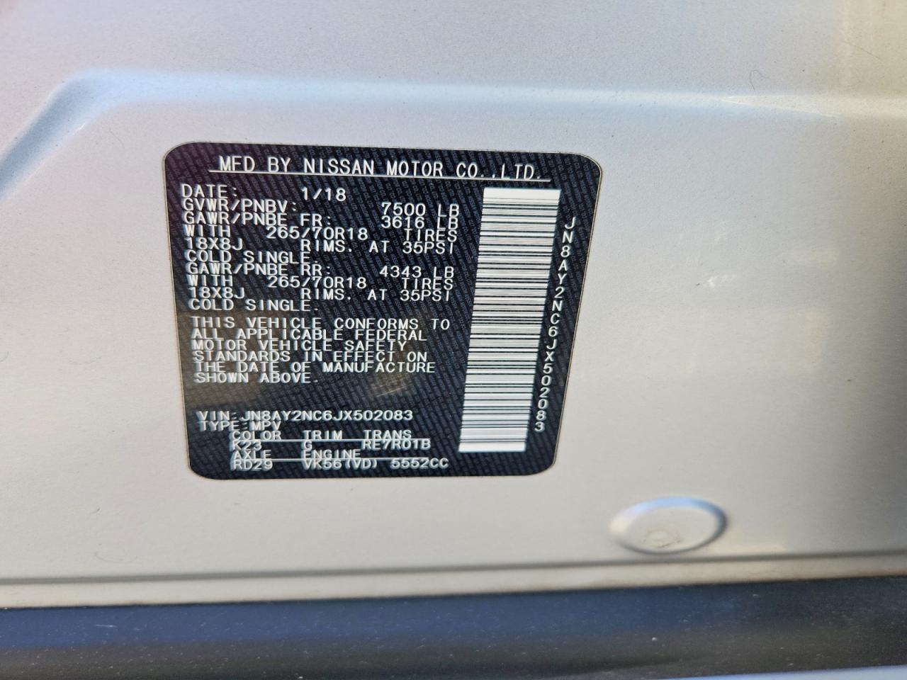 Nissan Armada Sv