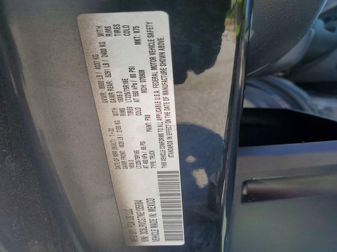 Ram Promaster 2500 High