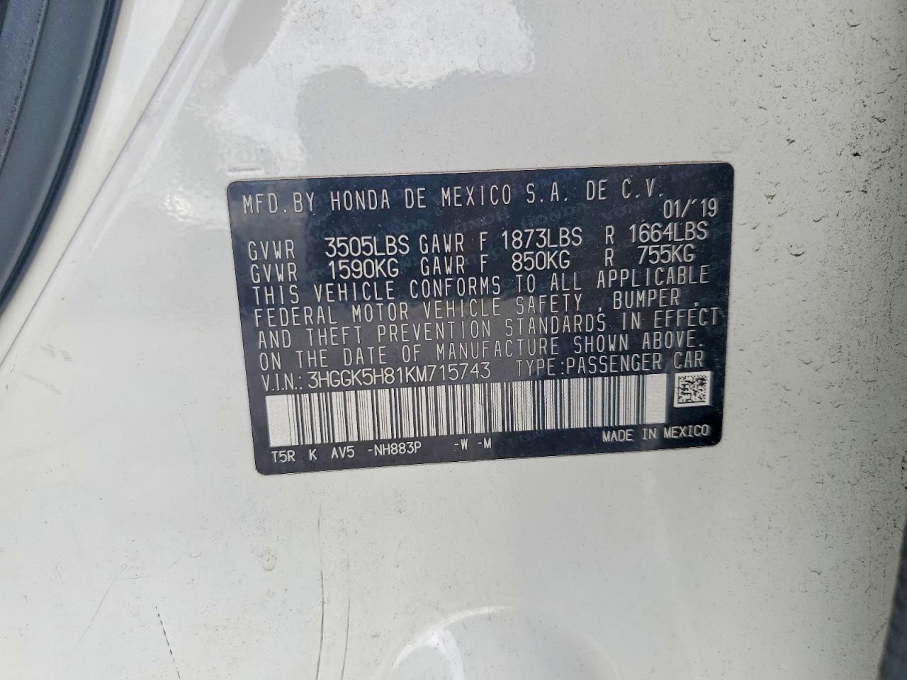 Honda Fit Ex