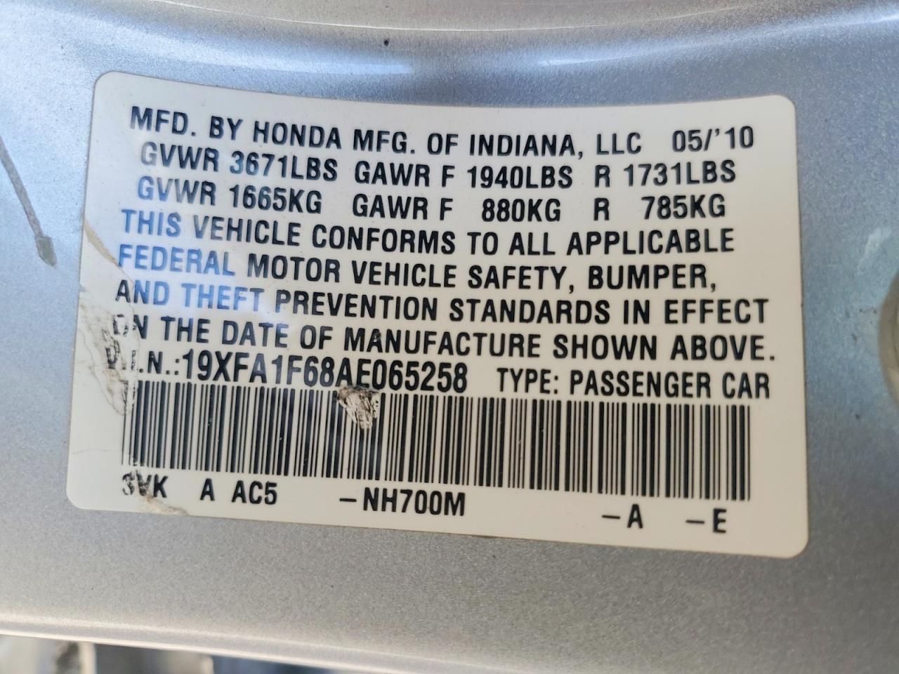 Honda Civic Lx-s