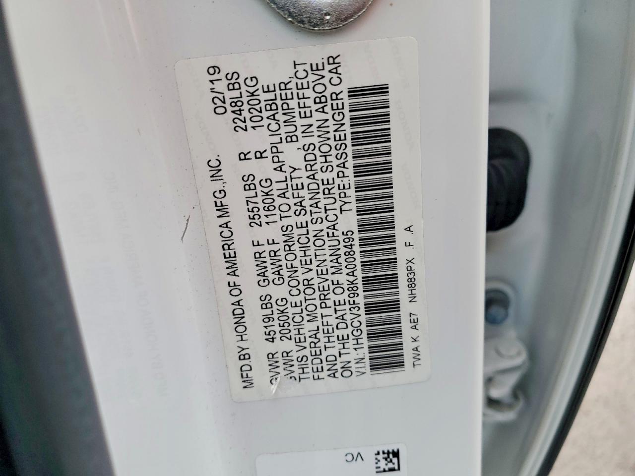 Honda Accord Touring Hybrid