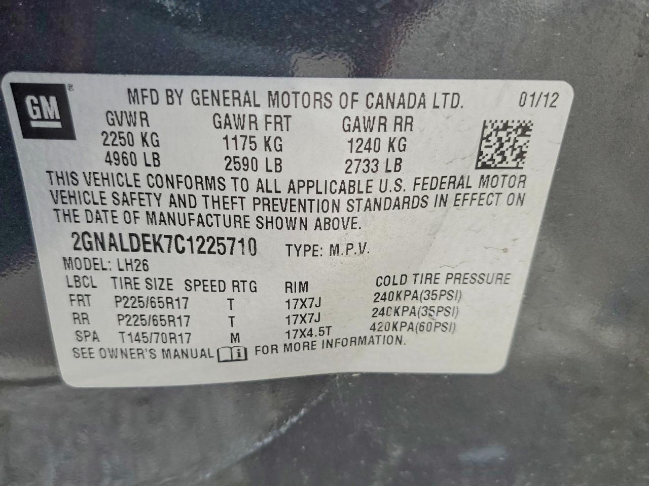 Chevrolet Equinox Lt
