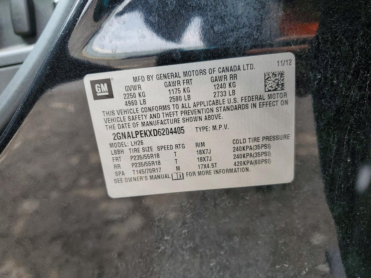 Chevrolet Equinox Lt