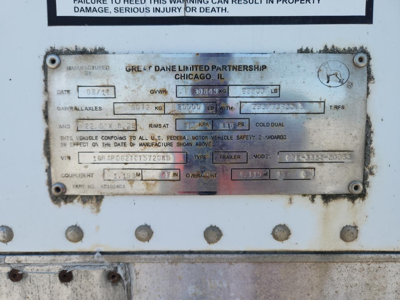 Utility Trailer Manufacture Great Dane