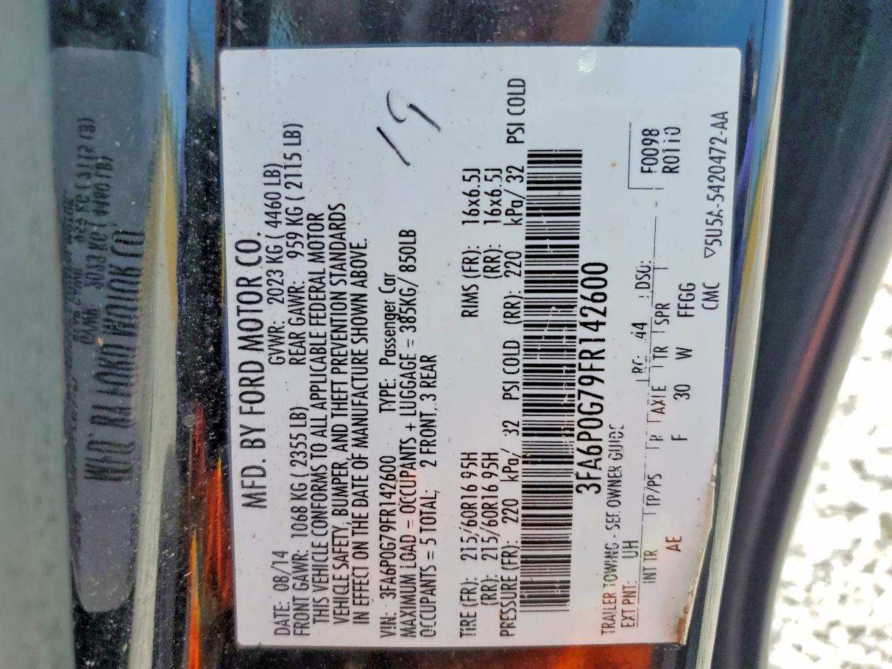 Ford Fusion S