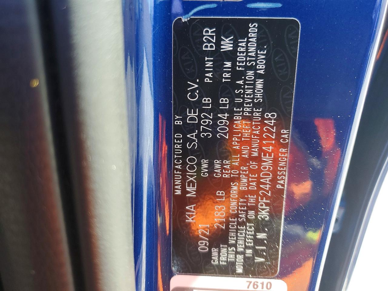 Kia Forte Lxs