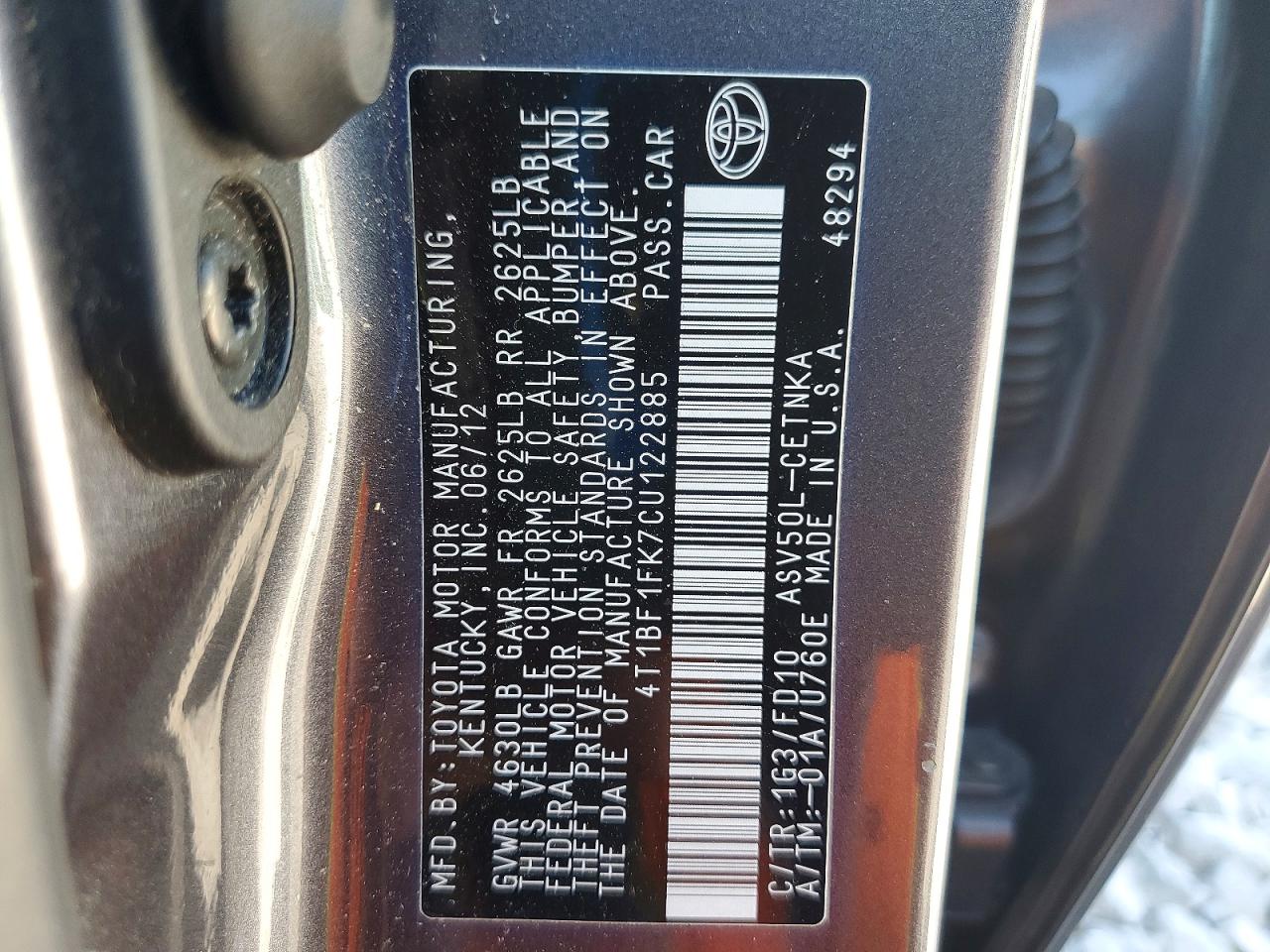 Toyota Camry Le