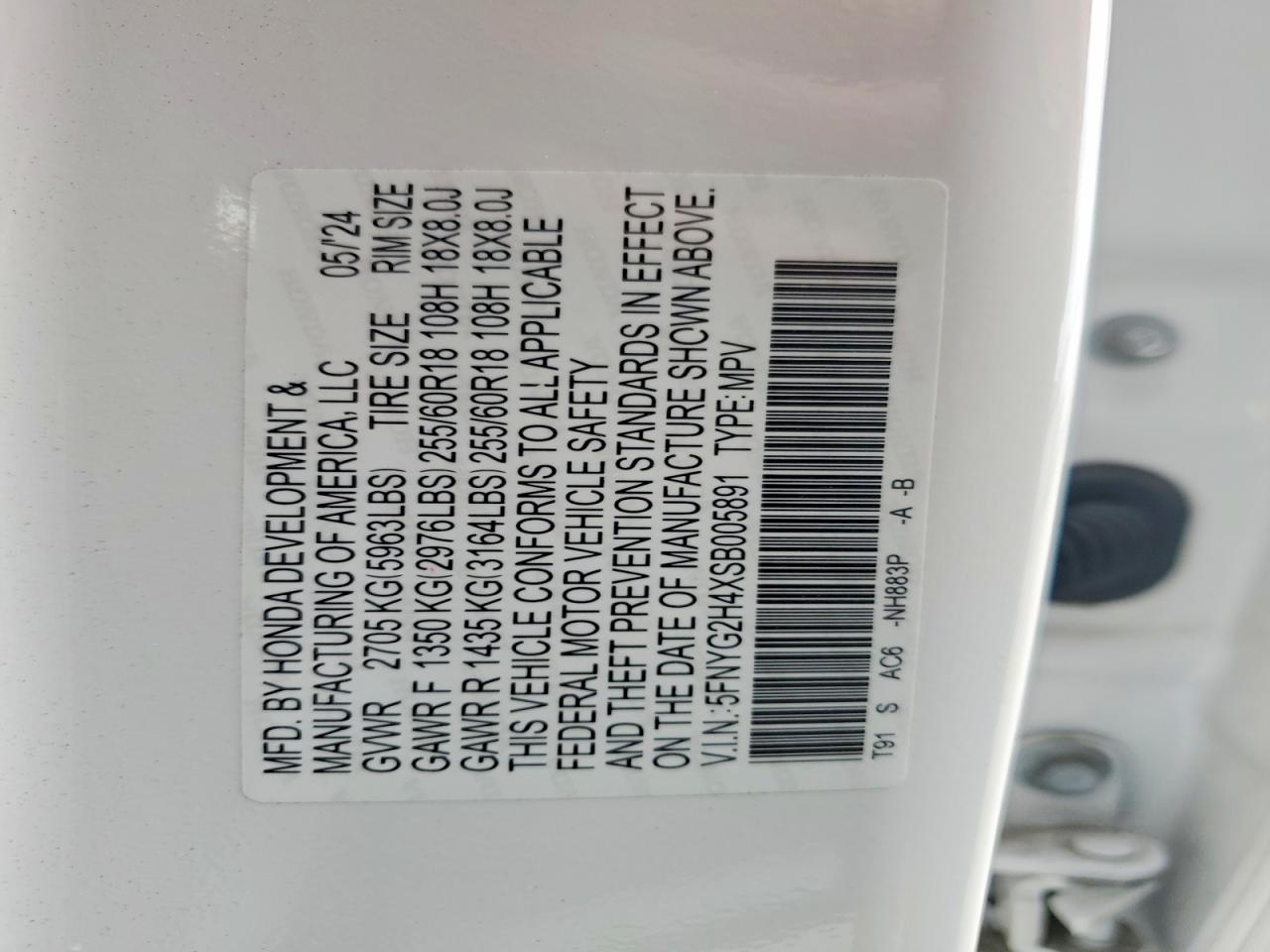 Honda Pilot Exl