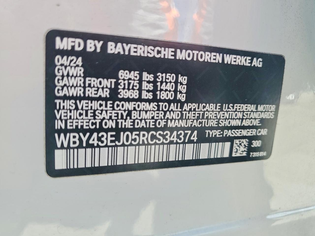 BMW i7 Edrive50