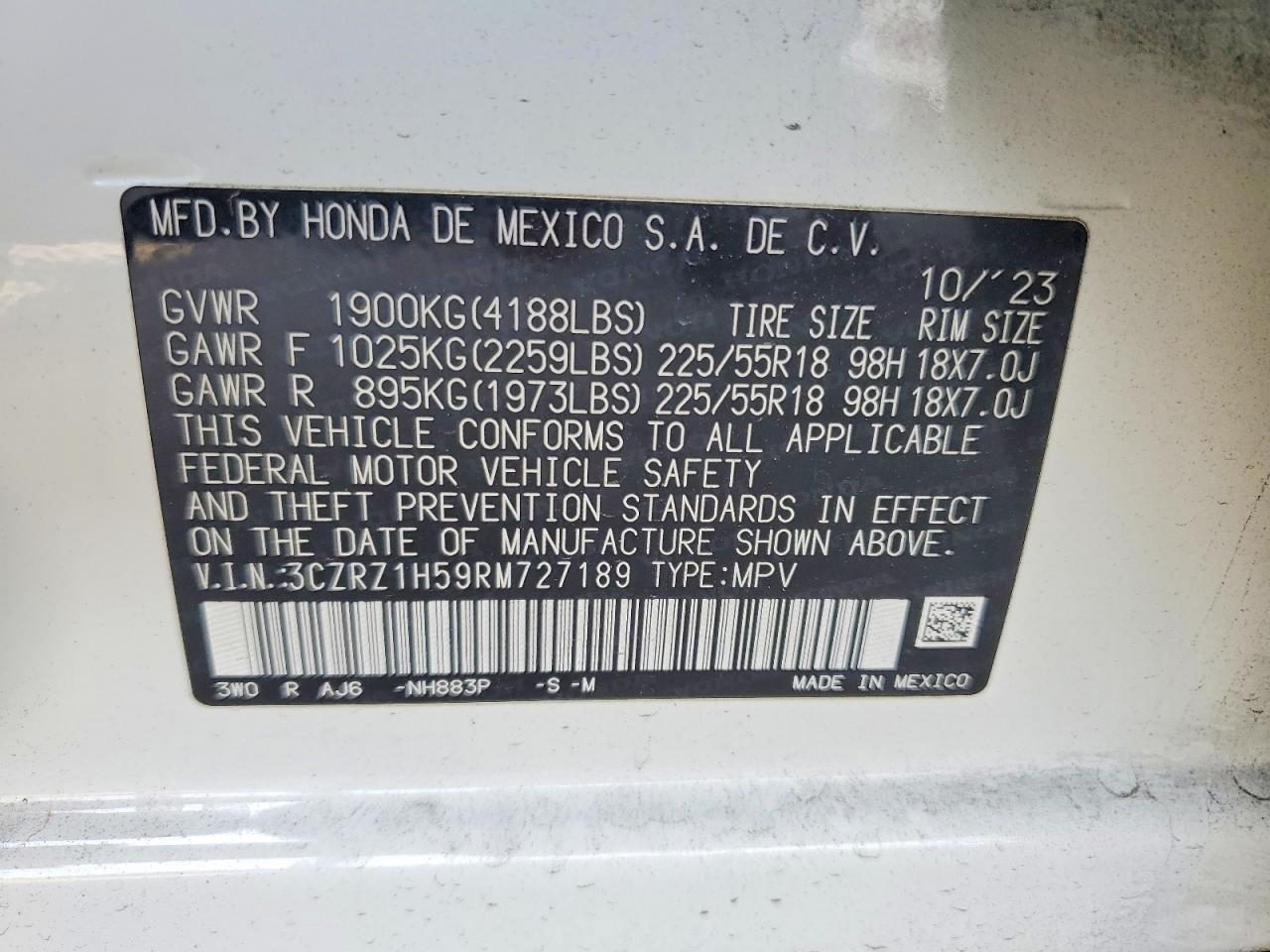 Honda HR-V Sport