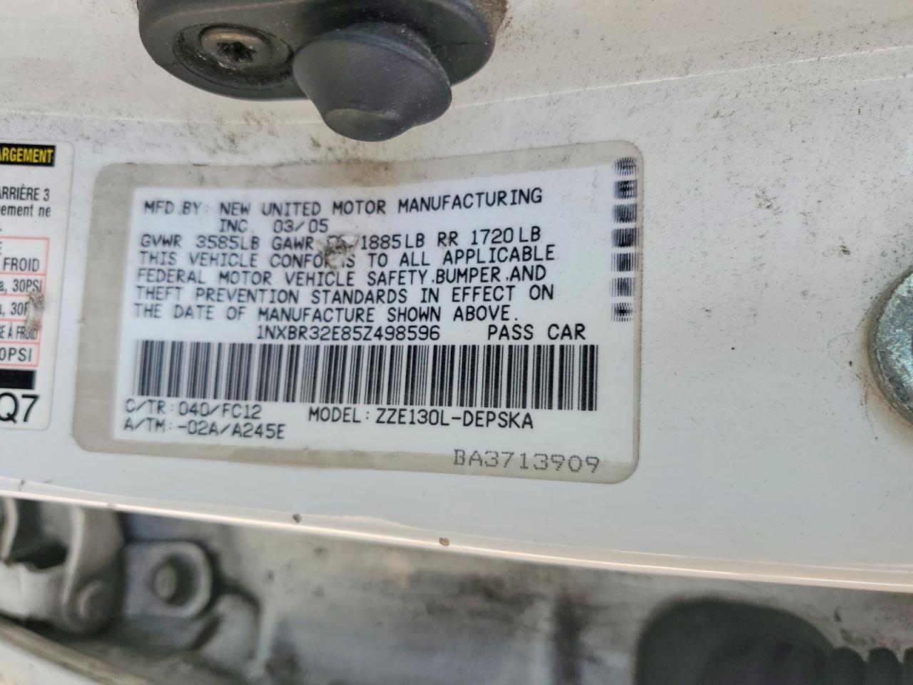 Toyota Corolla S