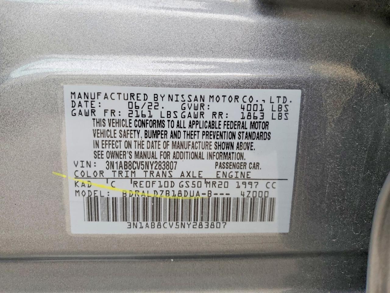 Nissan Sentra Sv