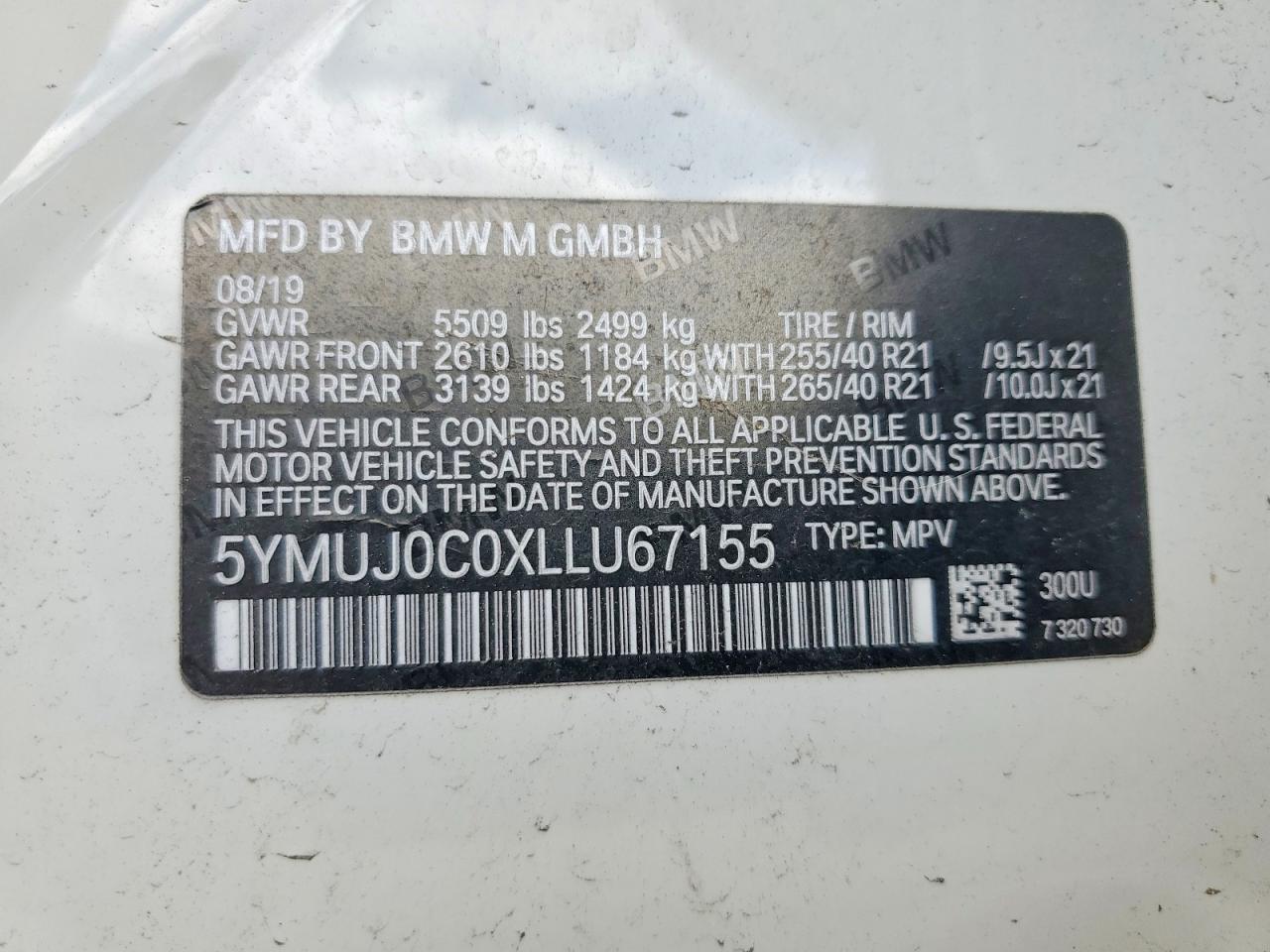 BMW X Series M Competition