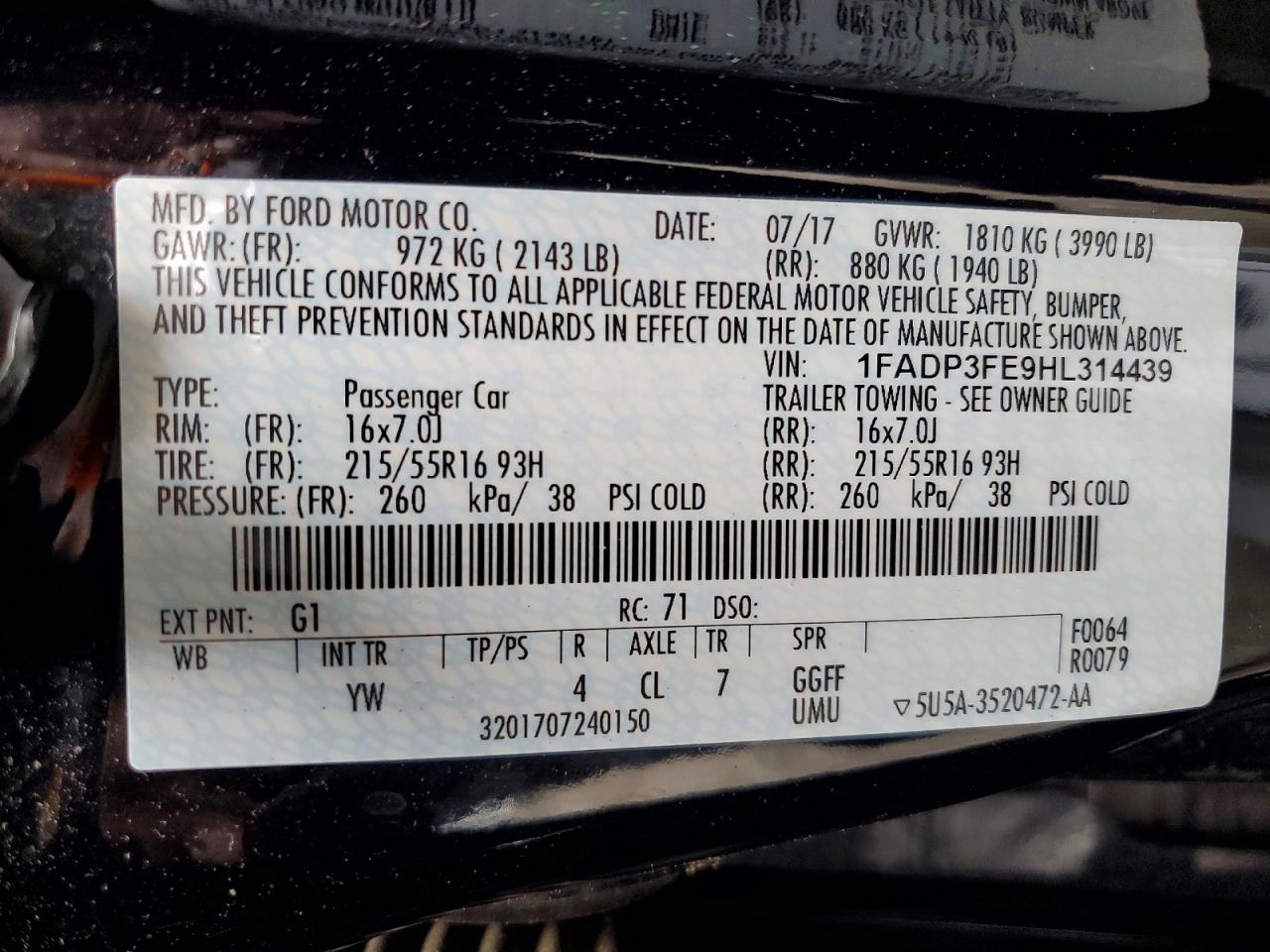 Ford Focus Se
