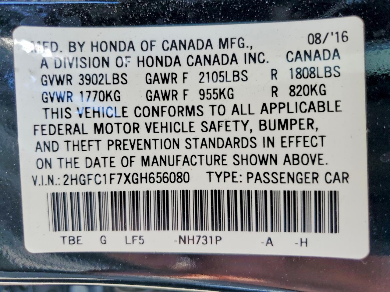 Honda Civic Exl