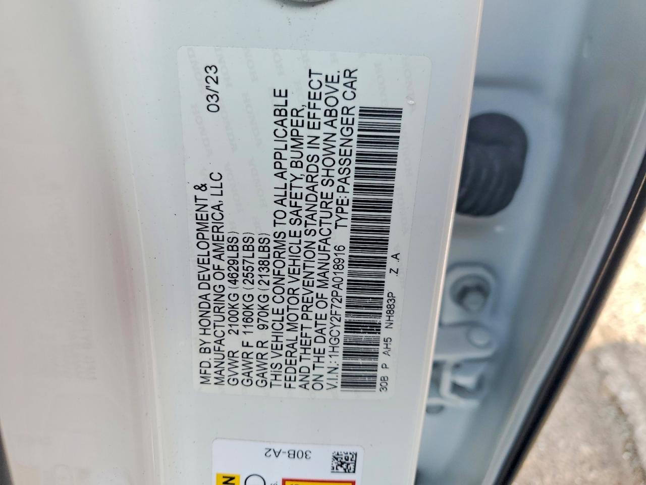 Honda Accord Hybrid Sport-l