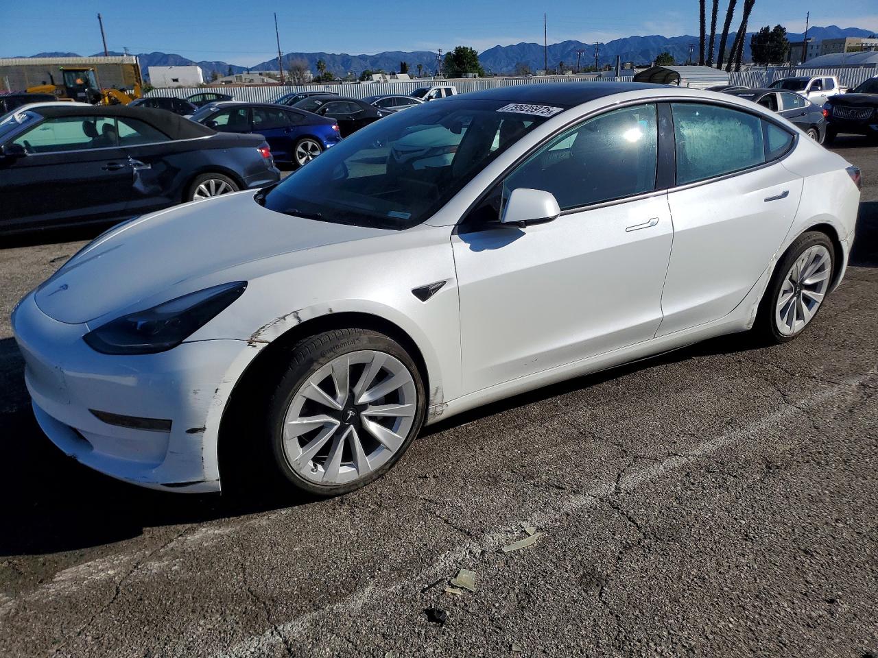 Salvage Tesla Model 3 Image
