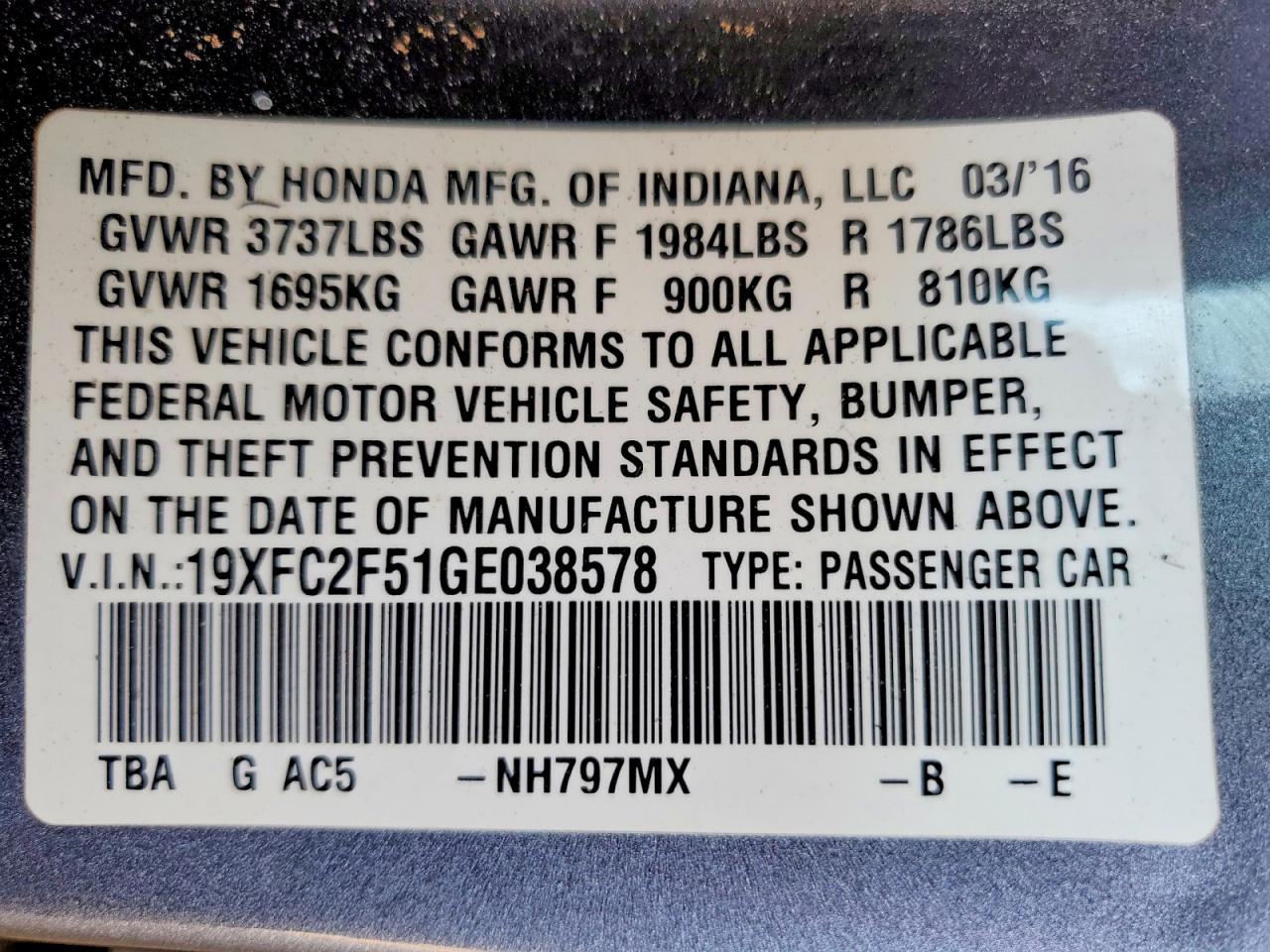Honda Civic Lx