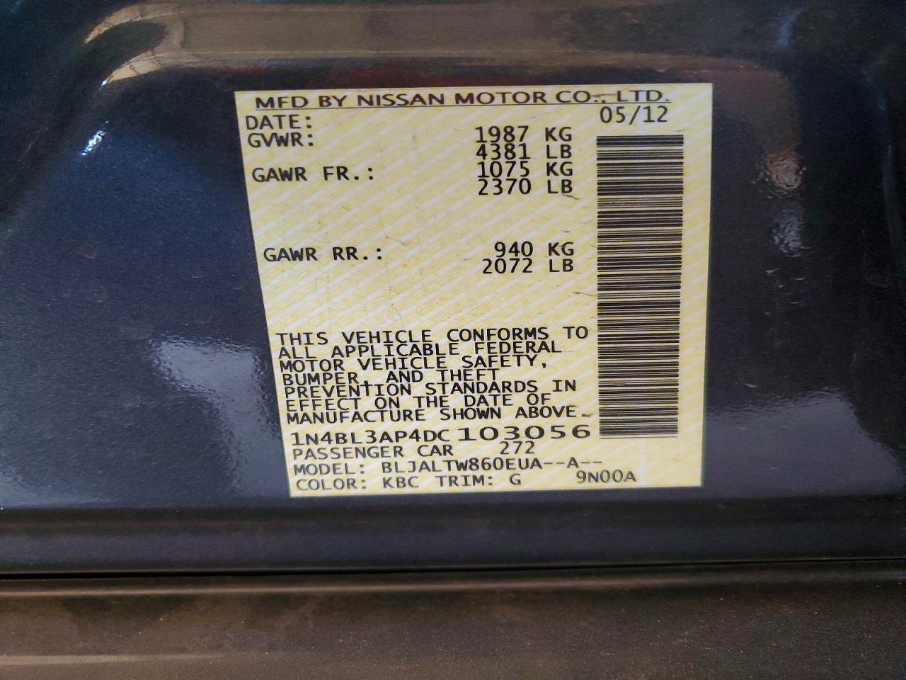 Nissan Altima 3.5 S