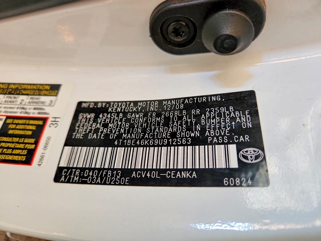 Toyota Camry Le