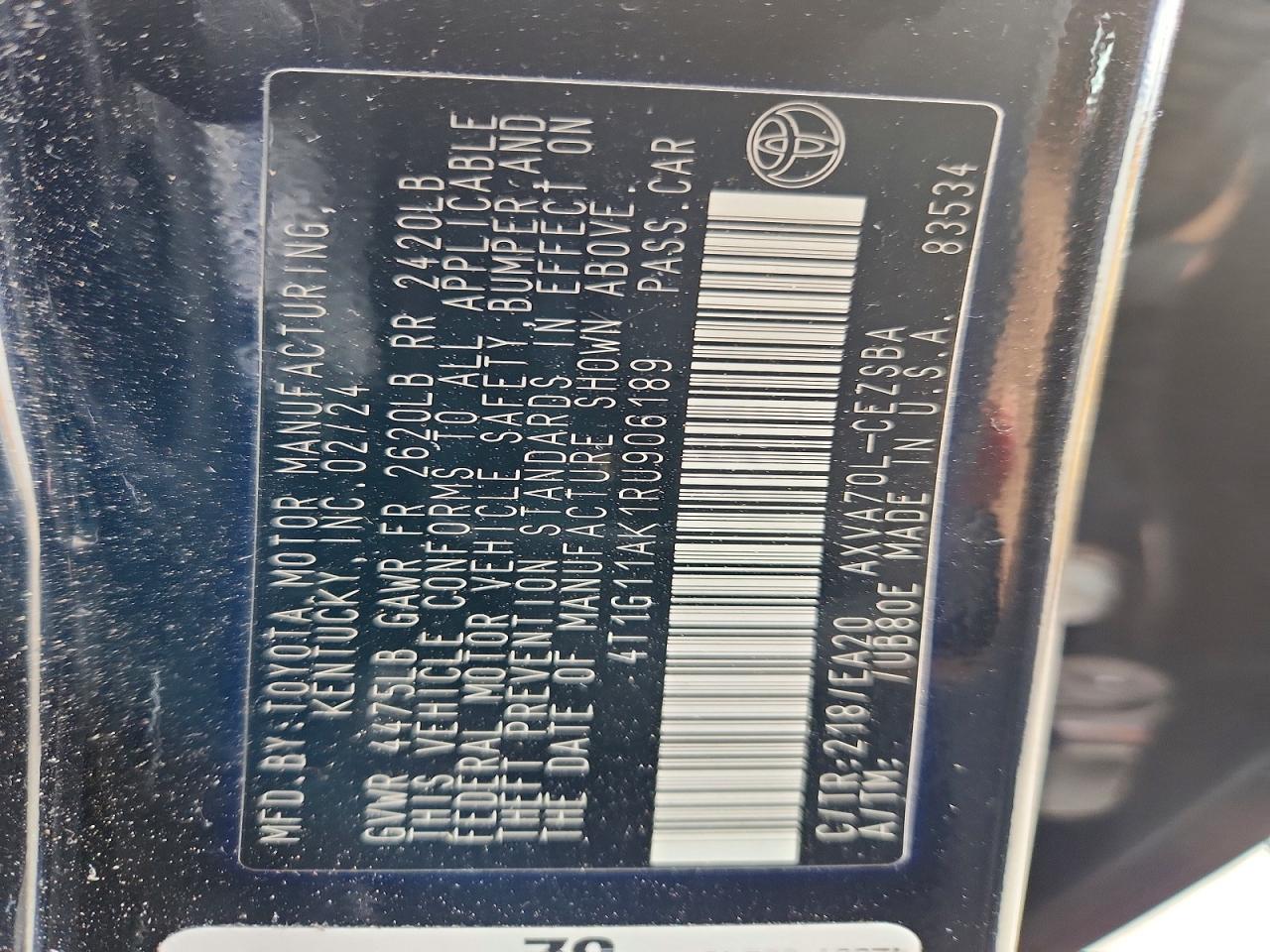 Toyota Camry Se
