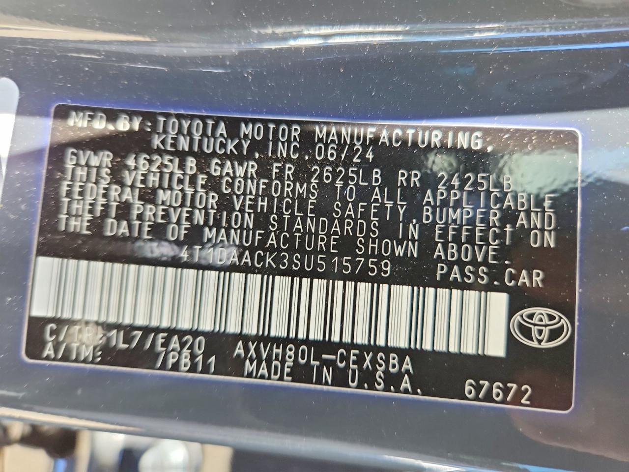 Toyota Camry Se