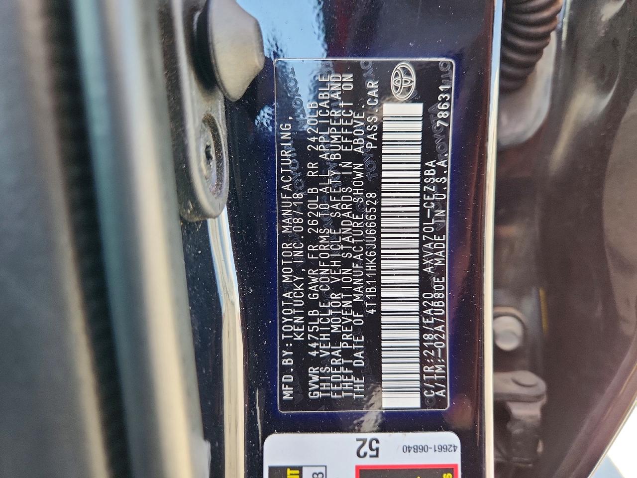 Toyota Camry Se
