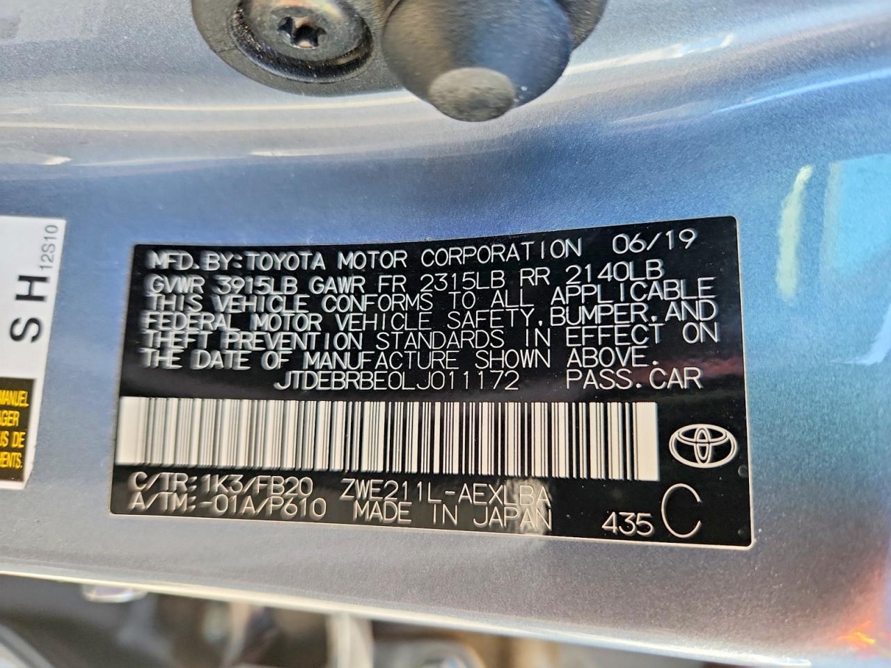 Toyota Corolla Le