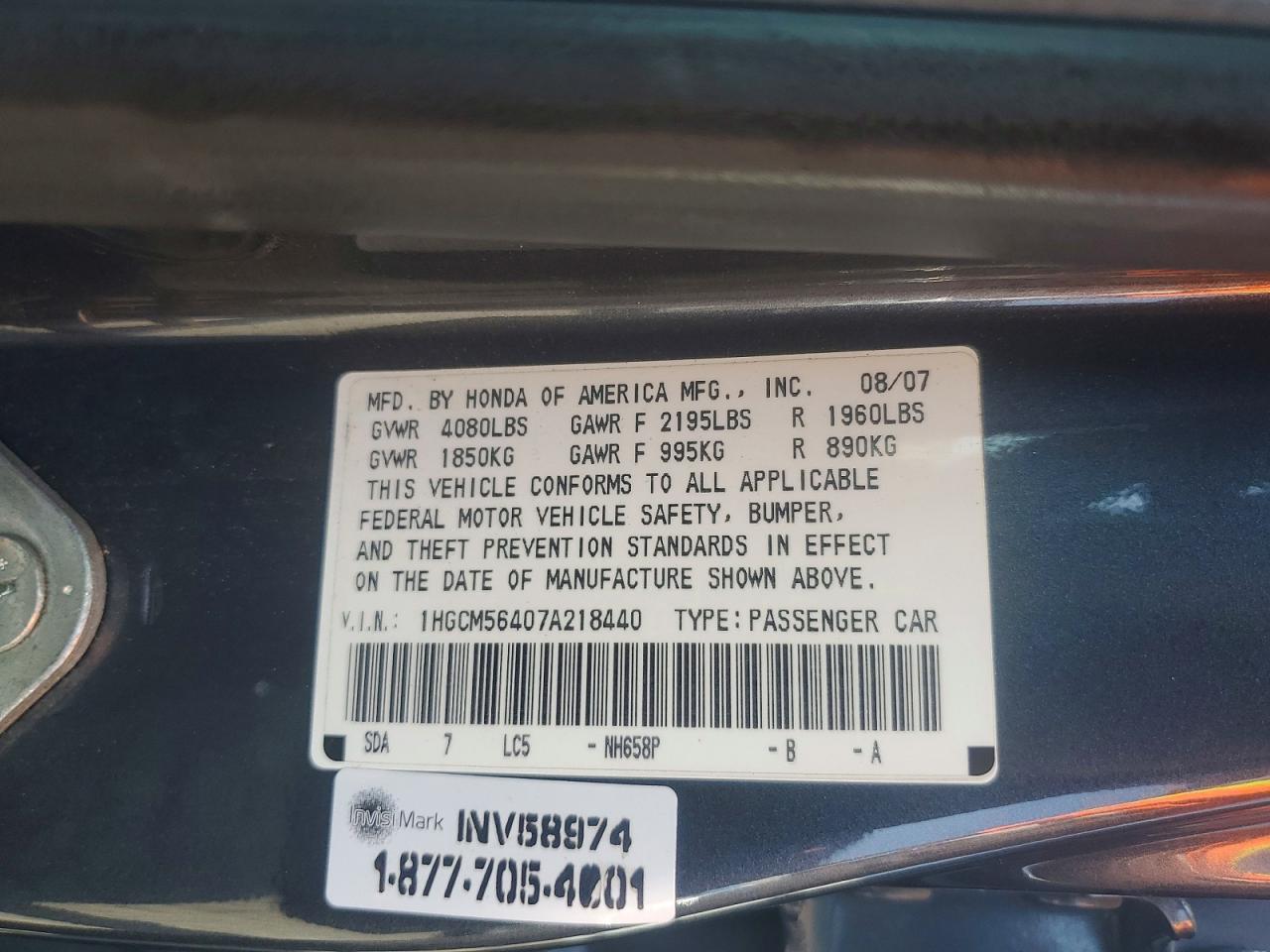 Honda Accord Lx