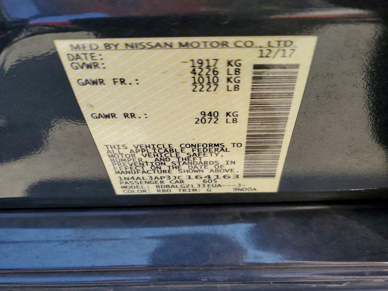Nissan Altima 2.5 S
